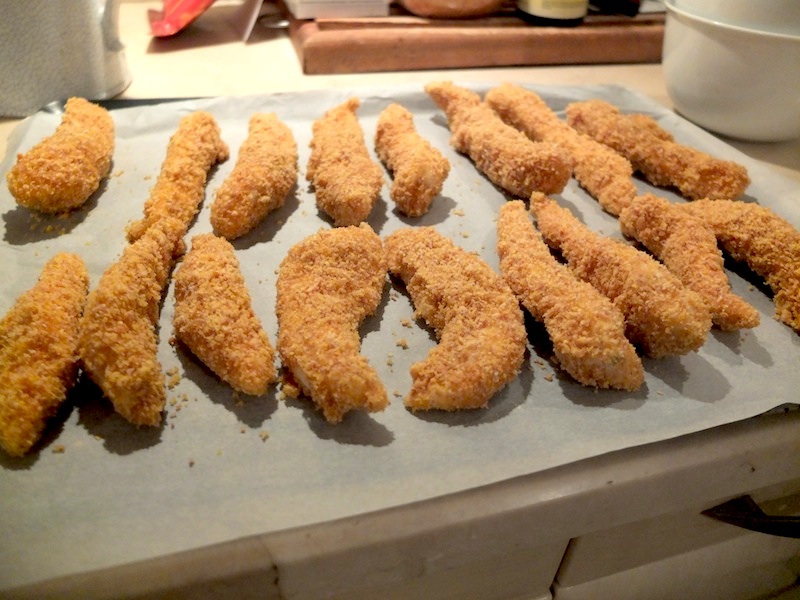 Nuggets prêts à frire