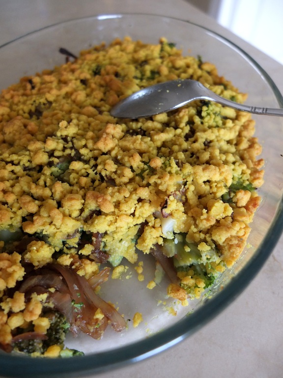 Crumble de brocolis