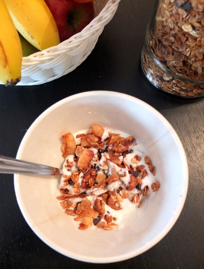Granola coco pecan choco